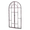 MirrorOutlet Metal Arched Decorative Window Opening Garden Mirror - 100x50cm -Lifetime Sales 13950551 1094987139825238