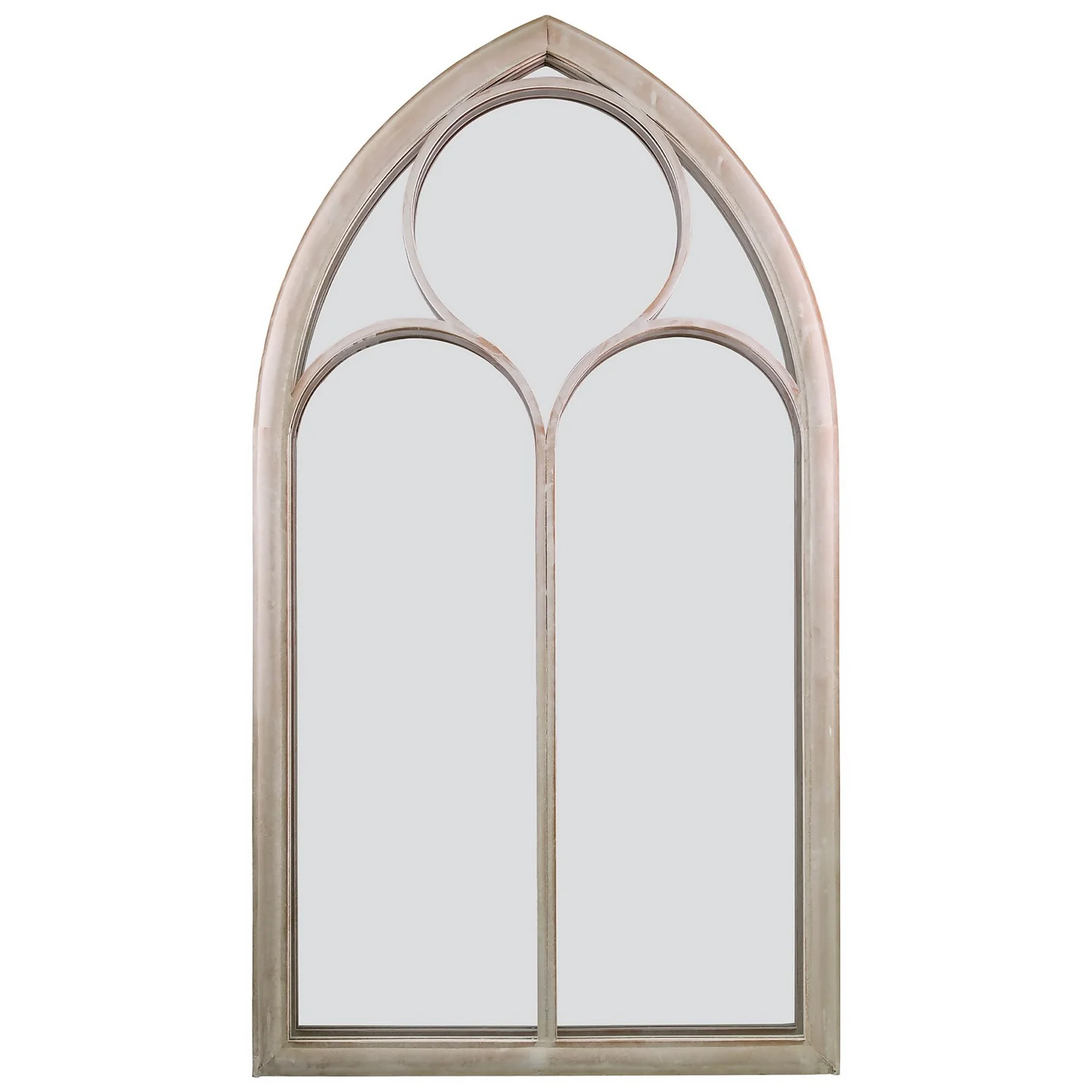 MirrorOutlet Somerley Chapel Arch Metal Garden Mirror - 112x61cm 3 MirrorOutlet Somerley Chapel Arch Metal Garden Mirror - 112x61cm