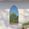 MirrorOutlet Buttercup Country Arch Large Garden Mirror - 140x75cm -Lifetime Sales 13950569 1854987139505111