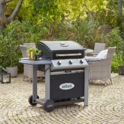 Outback Spectrum Pro 3 Burner Gas BBQ - Black -Lifetime Sales 13950665 1465022386870883