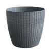 Grey Weave Planter - 35cm -Lifetime Sales 13951355 1734987105649229