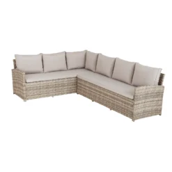 Matara Rattan Effect Corner Sofa Set -Lifetime Sales 13951470 2045021609439600