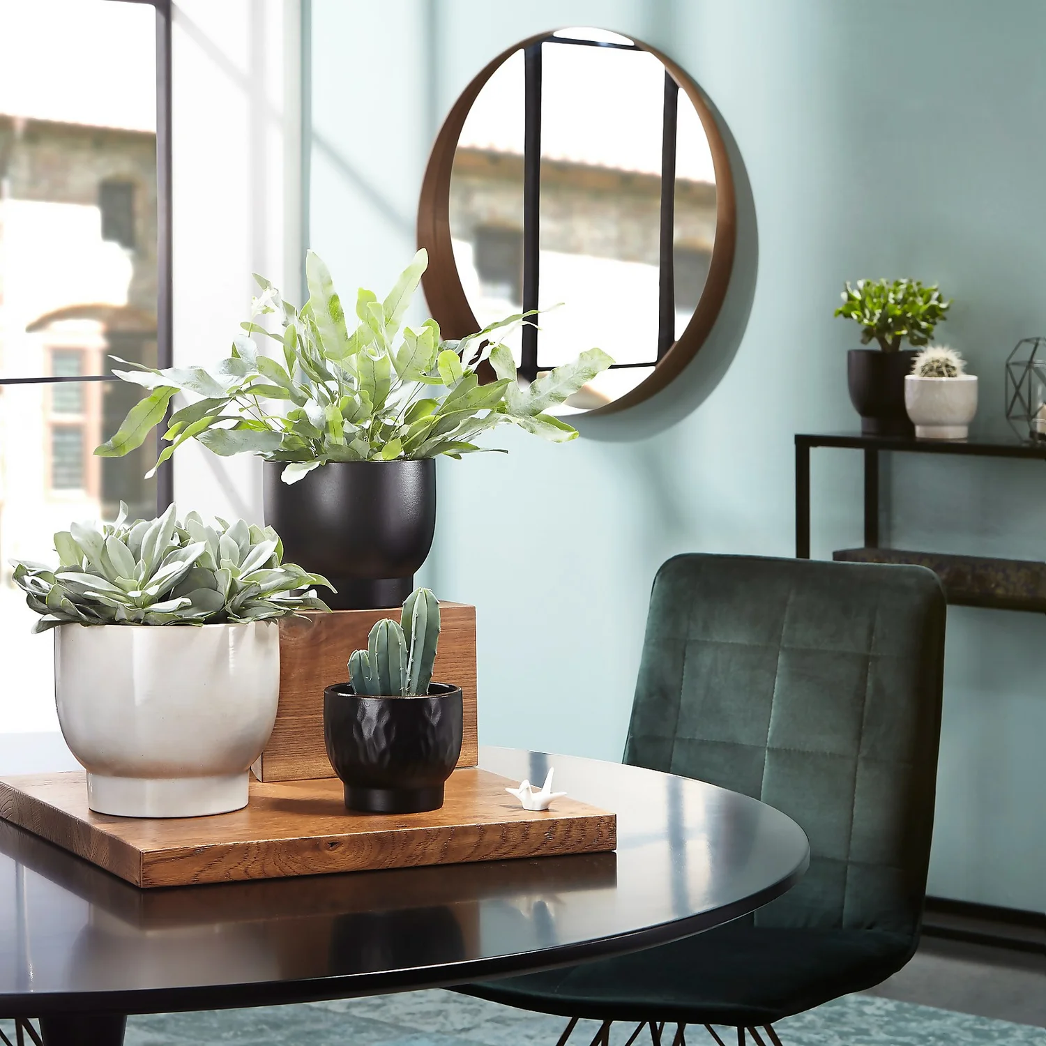 Scheurich Opale Hammered White Indoor Pot - 11cm 4 Scheurich Opale Hammered White Indoor Pot - 11cm - Image 2