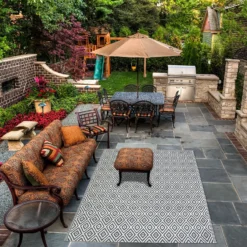 Homebase Outdoor Rug - Grey 240x300cm -Lifetime Sales 13953340 6054989199320450