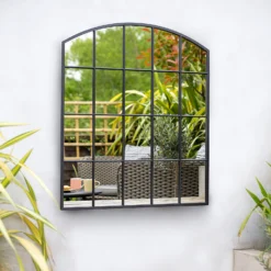 Black Industrial Arch Garden Mirror -Lifetime Sales 13965926 2135001706502310