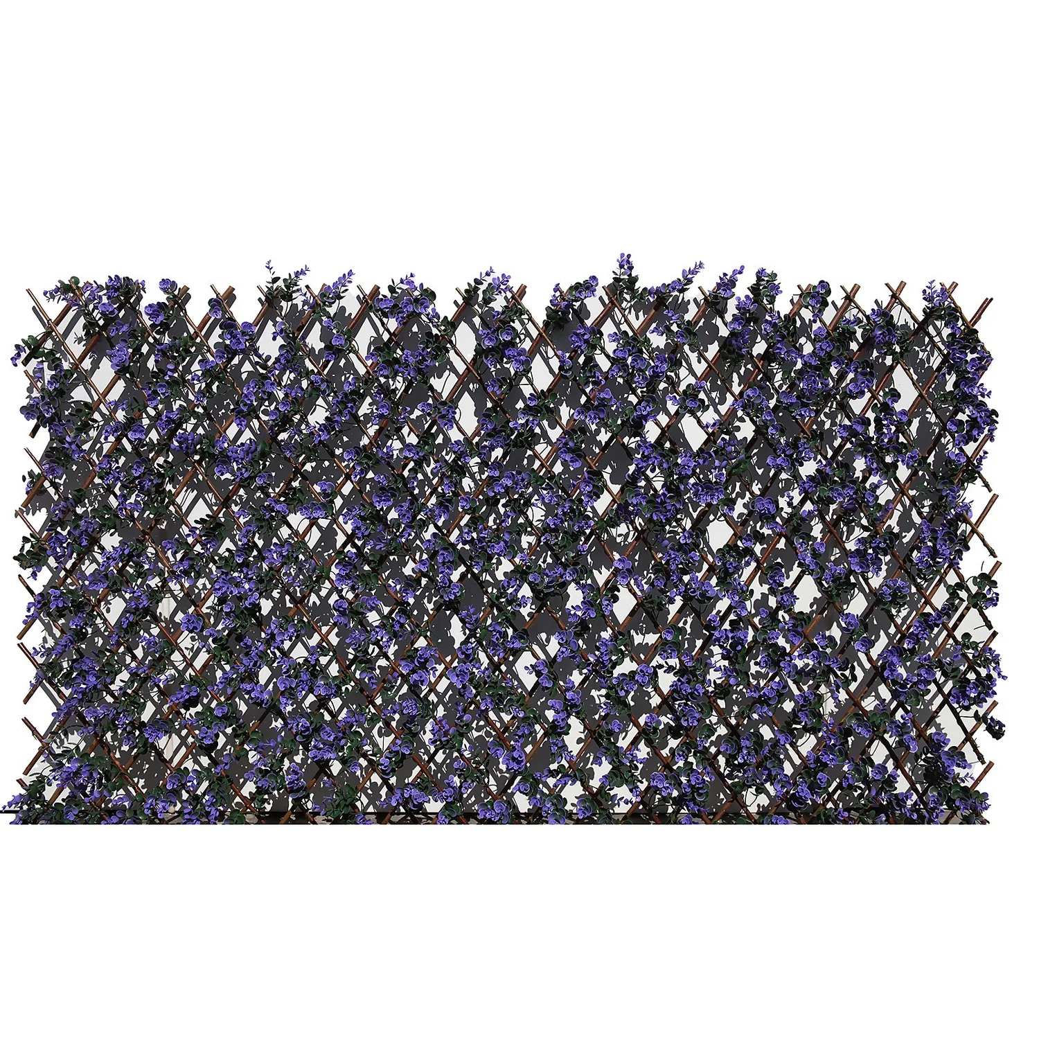 Faux Leaf Trellis 90x180cm - Lilac 3 Faux Leaf Trellis 90x180cm - Lilac