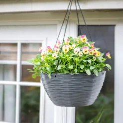 Wave Hanging Basket Charcoal - 35cm -Lifetime Sales 13973619 5855011239782385