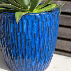 Chiswick Textured Pot Blue - 24cm -Lifetime Sales 13973625 4835011238348238