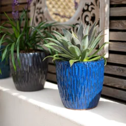Chiswick Textured Pot Blue - 24cm -Lifetime Sales 13973625 9375011238268150