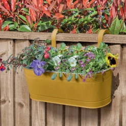 15in Fence & Balcony Planter - Mustard -Lifetime Sales 13975355 9595009222141910