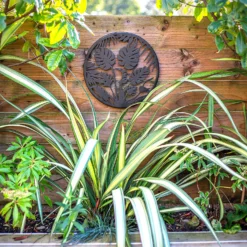 Jungle Leaf Garden Wall Art 35cm - Black -Lifetime Sales 13981006 3475005835433276