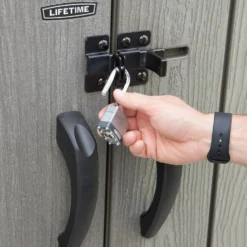LIFETIME 1500L Vertical Storage Shed - Rough-Cut Brown -Lifetime Sales 13997404 4774999835592939