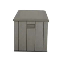 LIFETIME 568L Outdoor Storage Deck Box - Rough-Cut Brown -Lifetime Sales 13997406 1294999835439924