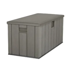 LIFETIME 568L Outdoor Storage Deck Box - Rough-Cut Brown -Lifetime Sales 13997406 2064999835488896