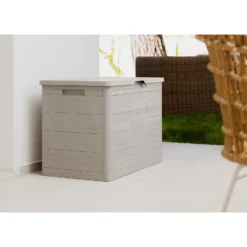 Toomax Garden Storage Box 160L - Warm Grey -Lifetime Sales 13997480 6735004537331098