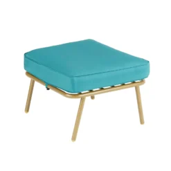 Omari Metal Garden Corner Sofa Set - Teal & Gold 18 Omari Metal Garden Corner Sofa Set - Teal & Gold -Lifetime Sales 14005699 1405022704726583