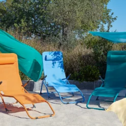 Siesta Sun Lounger - Blue -Lifetime Sales 14005768 2005022687297003