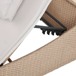 Natural Folding Rattan Sun Lounger -Lifetime Sales 14005776 2015022649763655