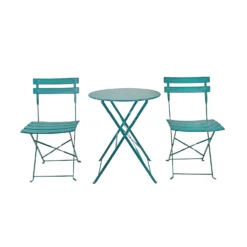 Millie Metal Bistro Set - Green -Lifetime Sales 14005782 6135018249521962