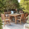 Miri 6 Seater Wooden Garden Dining Set -Lifetime Sales 14183988 5445022106456815