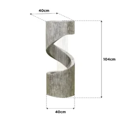 Stylish Fountain Spiral Showers Water Feature With LEDs -Lifetime Sales 14519354 4325047822566918