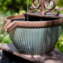 Stylish Fountain Irondale Pours Water Feature -Lifetime Sales 14519355 1825050878547047
