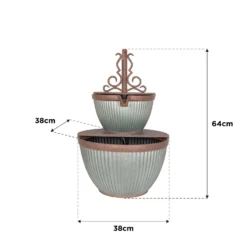 Stylish Fountain Irondale Pours Water Feature -Lifetime Sales 14519355 2655050878805377