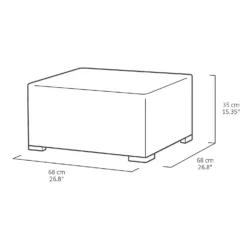 Keter California 4 Seater Outdoor Garden Furniture Lounge Set - Graphite With Grey Cushions 21 Keter California 4 Seater Outdoor Garden Furniture Lounge Set - Graphite With Grey Cushions -Lifetime Sales 14539591 1085041801941096